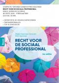 Samenvatting Recht voor de sociaal professional Dineke Sepmeijer-Schmahl - 4e editie 2026 &sol; 9789024471850 &sol; &plus; oefentoets en extras