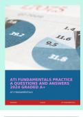 ATI FUNDAMENTALS PRACTICE A QUESTIONS AND ANSWERS 2024 GRADED A+
