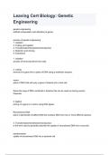 Leaving Cert Biology_ Genetic Engineering questions and answers 
