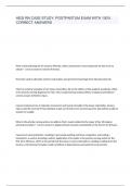 HESI RN Case Study&colon; Postpartum