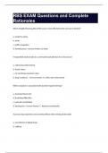 RBS EXAM Questions and Complete Rationales.