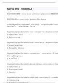 NURS 653 - Module 2 Questions and answers latest update