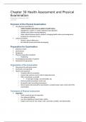 Fundamentals of Nursing- Chapter 30 Physical Assessment