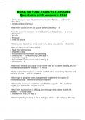 OSHA 30 Final Exam/76 Complete Questions with Answers 2024