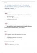 AANP BOARDS EXAM REVIEW&sol; AANP STUDY GUIDE  RECENT VERSION 2024 ALL QUESTIONS AND CORRECT  ANSWERS &vert; GRADED A&plus;