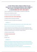 ATI PN PEDIATRICS PROCTORED EXAM 2024&sol;ACTUAL EXAM QUESTIONS AND CORRECT DETAILED ANSWERS WITH RATIONALES&vert; A&plus;GRADE&sol;BRAND NEW 2024-2025&excl;&excl;&excl;