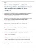 IHS ILE STUDY GUIDE WITH A COMPLETE  SOLUTIONS QUESTIONS AND CORRECT DETAILED  ANSWERS &lpar;VERIFIED ANSWERS&rpar; &vert;ALREADY GRADED A&plus;