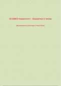 ECS2602 Assesment 2 Macroeconomics