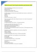 CWEA E-I Level 3 Test Practice Questions and Answers 2024&period;