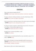 UTAH ESTHETICS INSTRUCTOR EXAM 2024 &vert; ACTUAL QUESTIONS WITH 100&percnt; CORRECT ANSWERS &vert; VERIFIED &vert; LATEST UPDATE 2024&lpar;ALL CHAPTER 1-20 COVERED&rpar;