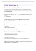 NURS 6035 Exam 6 Graded A Q&A Complete