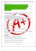 COPE HEALTH SCHOLARS WRITTEN EXAM. ACTUAL EXAM COMPLETE QUESTIONS AND CORRECT DETAILED ANSWERS (VERIFIED ANSWERS) |ALREADY GRADED A+||WELL ORGANISED!!
