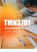 TMN3701 ASSIGNMENT 2 2024