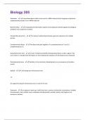 Biology 205 Questions And Answers.