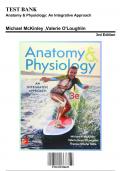 Test Bank: Anatomy & Physiology: An Integrative Approach, 3rd Edition by Bidle - Chapters 1-29, 9781259398629 | Rationals Included