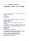NAVLE PREP QUESTIONS & ANSWERS VERIFIED 100% CORRECT!!