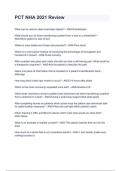 PCT NHA 2021 Review with complete solution