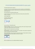 C790 WGU FOUNDATIONS IN NURSING INFORMATICS complete upadate