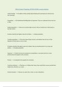 D265 Critical Thinking STUDY GUIDE actual solution&period;
