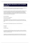 CLC 056 Quiz Questions and Complete Solutions&period;