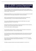 CLC 107 OPSEC Contract Requirements DAU Questions and Correct Answers&period;