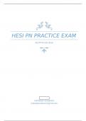 HESI PN Practice Exam questions and correct answers