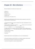 Chapter 22 - Skin Infections Study Guide Test Questions 2024.