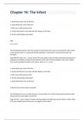 Chapter 16 The Infant Study Guide Exam Questions 2024.