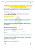 ATI Test Bank, Infectious Respiratory Disorders Exam Questions & 100% Correct Answers (All Explained)