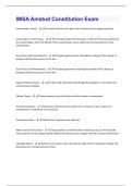 IMSA Amstud Constitution Exam  Questions And Answers Solved 100% Correct!!