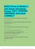 ROPD Phase 4a Module 1 Safe Range Operations Pretest 100% VERIFIED  ANSWERS 2024/2025  CORRECT