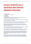 Exam (elaborations) Hondros NUR210 