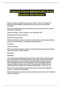 Corporals Course Administration Exam Questions And Answers 