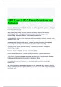 HRM Exam 1 UCO Exam Questions and Answers