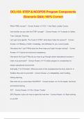 DCL103&colon; STEP & NCOPDS Program Components &lpar;Scenario Q&A&rpar; 100&percnt; Correct