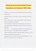Arkansas Permit Cheat Sheet Exam Questions and Answers 100% Pass