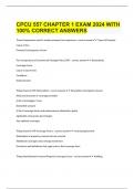  CPCU 557 CHAPTER 1 EXAM 2024 WITH 100% CORRECT ANSWERS
