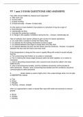 FF 1 and 2 EXAM QUESTIONS AND ANSWERS