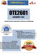 OTE2601 Assignment 1 2024 (809035)