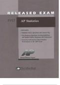 AP Statistics Examinations with Answer key