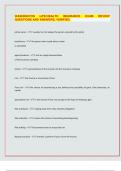 WASHINGTON LIFE&sol;HEALTH INSURANCE EXAM REVIEW  QUESTIONS AND ANSWERS&comma; VERIFIED&period;