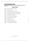 Solution Manual For Modern Systems Analysis and Design&comma; 10th Edition by Joseph S Valacich Joey F&period; George Chapter 1-12
