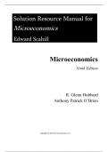 Solution Manual For Microeconomics, 9th Edition by Glenn Hubbard Anthony Patrick O'Brien Chapter 1-17