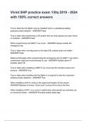 Vivint SHP practice exam 130q 2019 - 2024 with 100&percnt; correct answers&period;