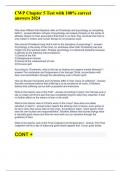 CWP Chapter 5 Test with 100&percnt; correct answers 2024&period;