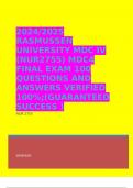 2024/2025 RASMUSSEN UNIVERSITY MDC IV (NUR2755) MDC4 FINAL EXAM 100 QUESTIONS AND ANSWERS VERIFIED 100%;(GUARANTEED SUCCESS )