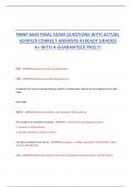 NRNP 6560 FINAL EXAM QUESTIONS WITH ACTUAL  VERIFIED CORRECT ANSWERS ALREADY GRADED  A+ WITH A GUARANTEED PASS!!!