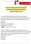 RN MENTAL HEALTH ATI PROCTORED EXAM 2023 WITH NGN   QUESTIONS AND ANSWERS (VERIFIED REVISED FULL EXAM)