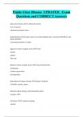 Peptic Ulcer Disease UPDATED Exam  Questions and CORRECT Answers