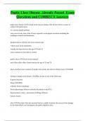 Peptic Ulcer Disease Already Passed Exam  Questions and CORRECT Answers
